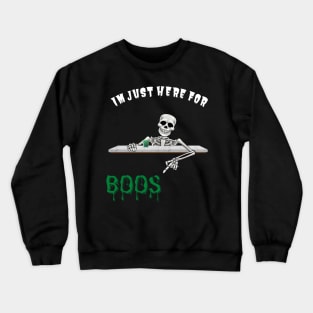 Booze Skeleton Crewneck Sweatshirt